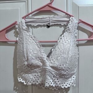 Aerie White Lace Bralette